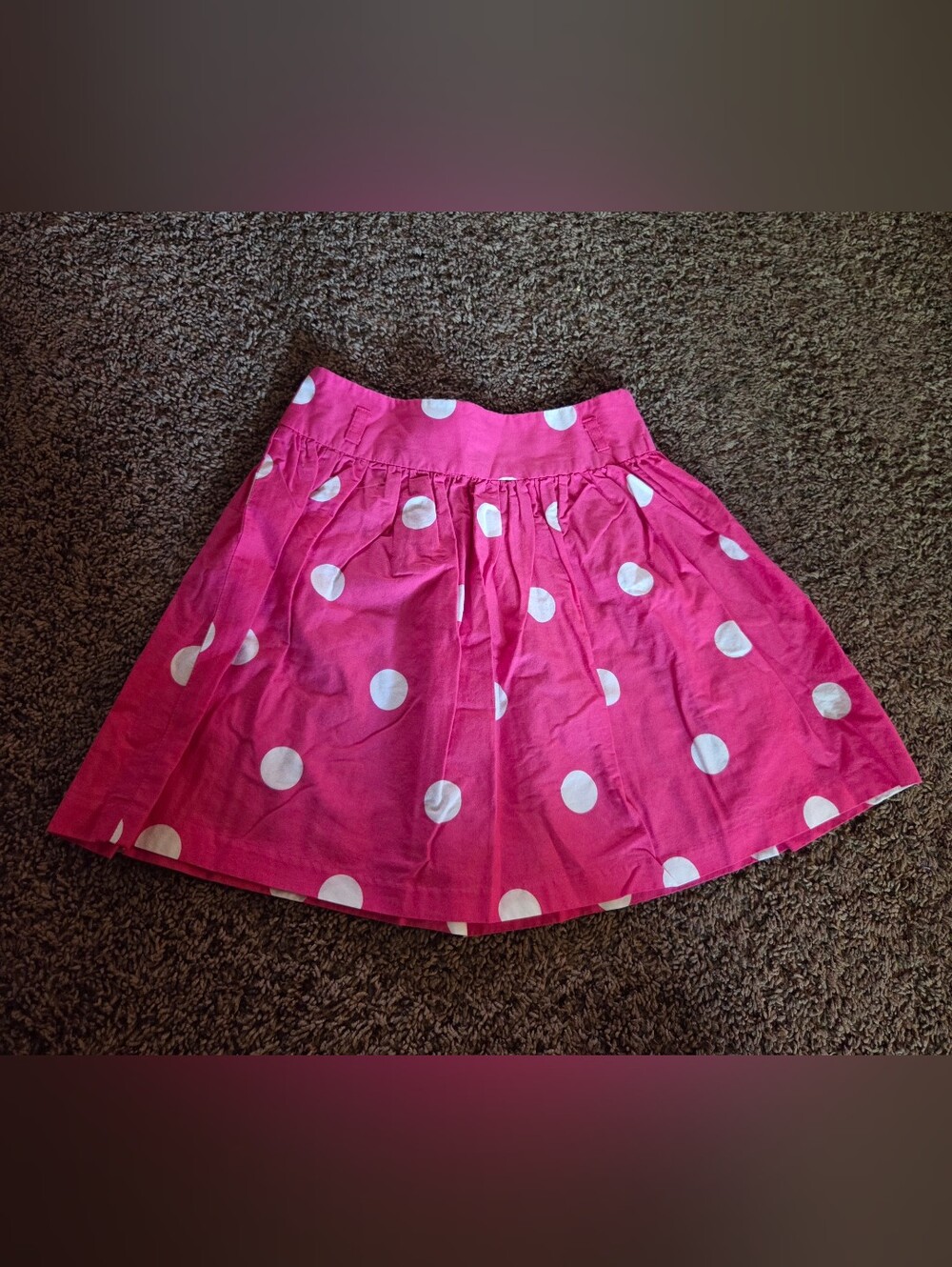 Cato Hot Pink Polka Dot Full Skirt